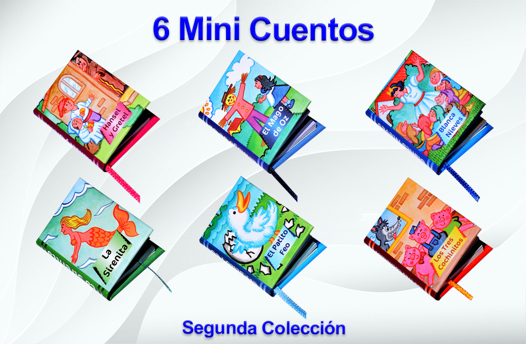 📖 【2 Colecciones de 6 cuentos cortos para niños en formato mini 】 Sobre Libros